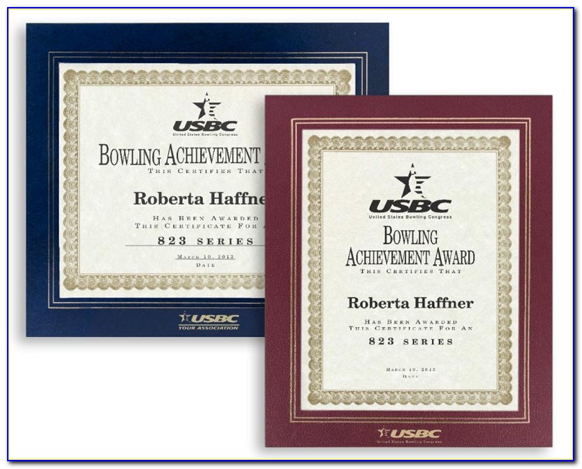 Leatherette Certificate Holder Plain Horizontal
