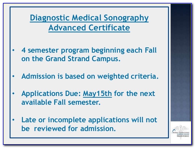 Medical Sonography Certificate Online