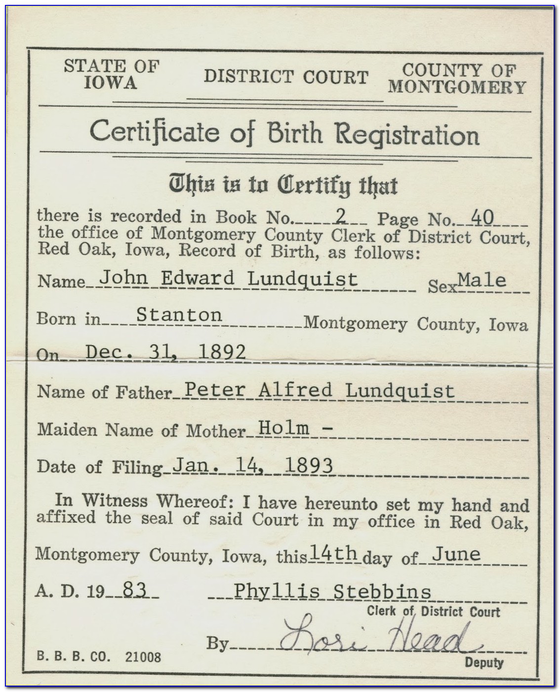 Merced County Birth Certificate Application
