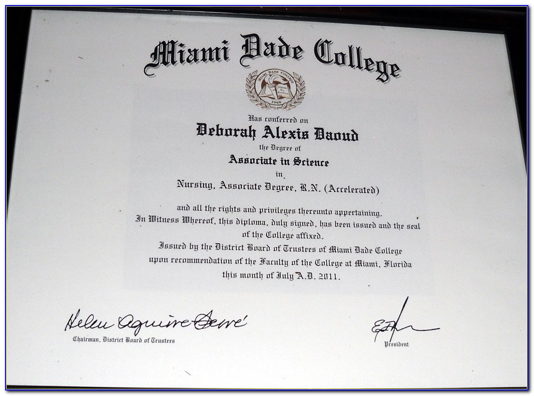 Miami Dade College Accounting Certificate