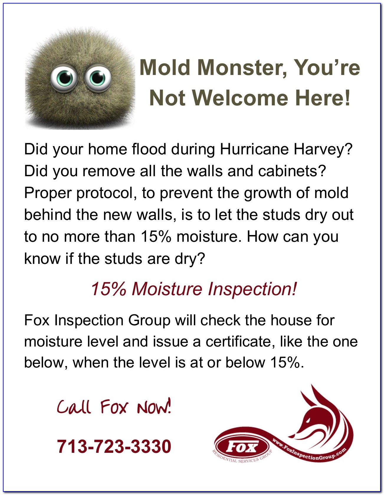 Mold Remediation Certificate Houston