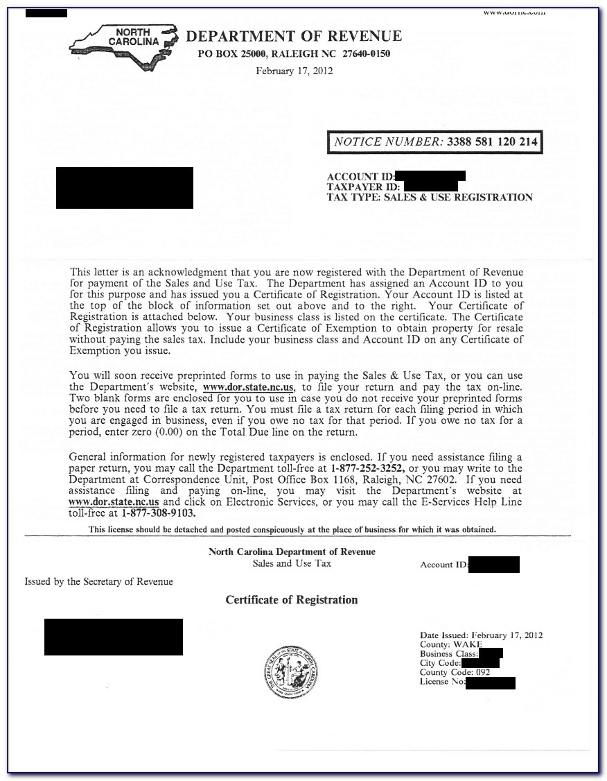 Montana Business Registry Resale Certificate