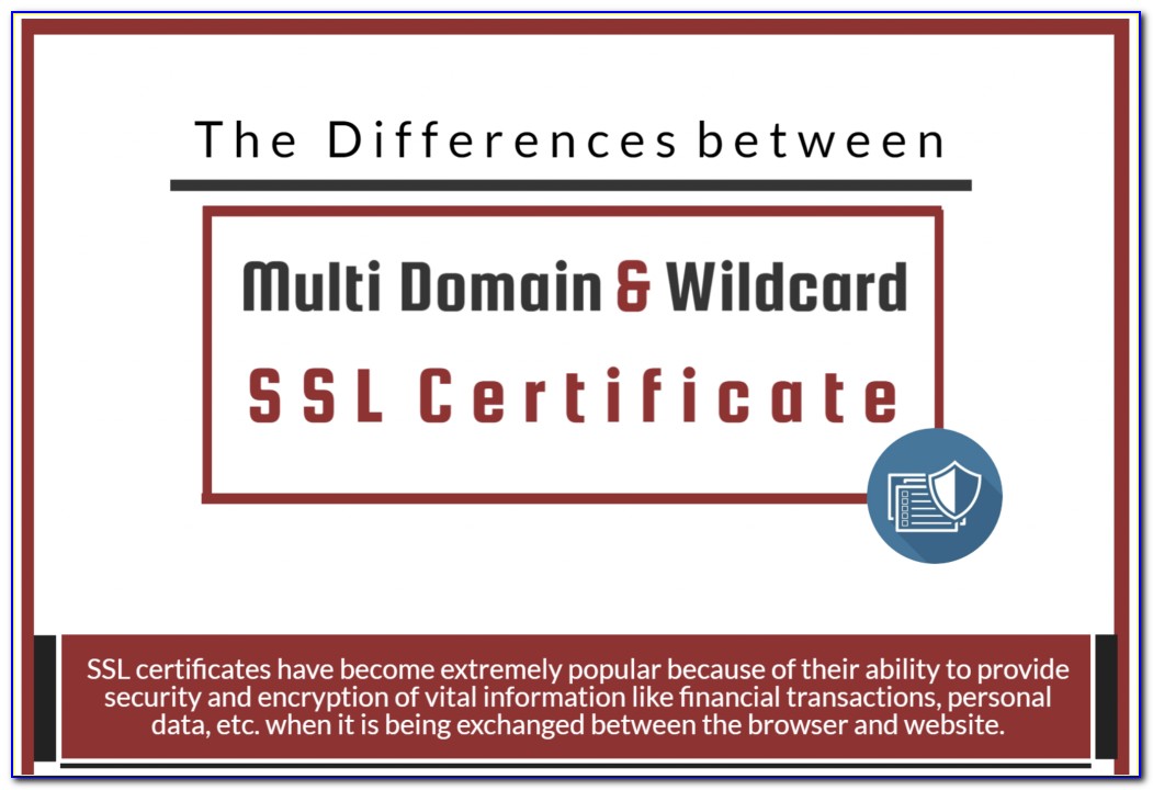 Multi Level Domain Wildcard Certificate