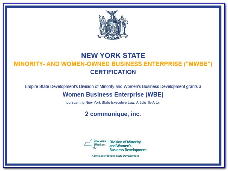 New York State Mwbe Certified Directory