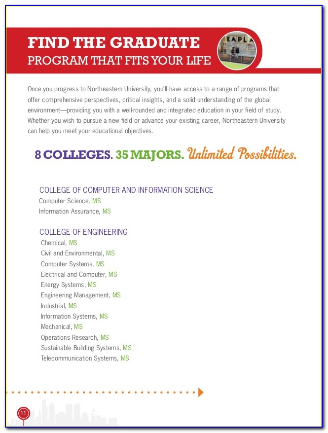Northeastern University Graduate Certificates