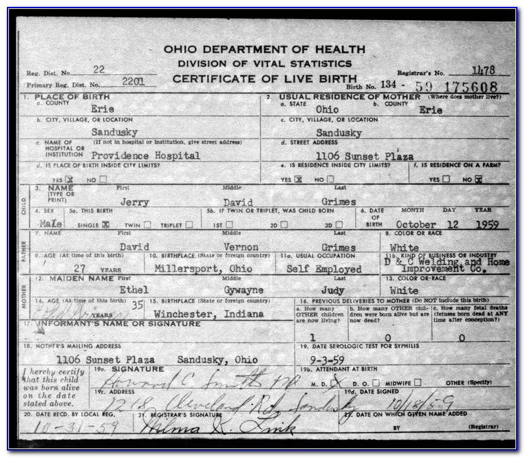 Nueces County Birth Certificate Request