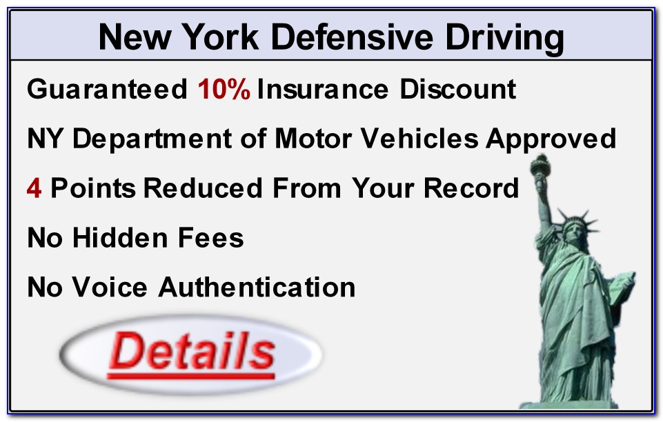 Nys Defensive Driving Course Dmv