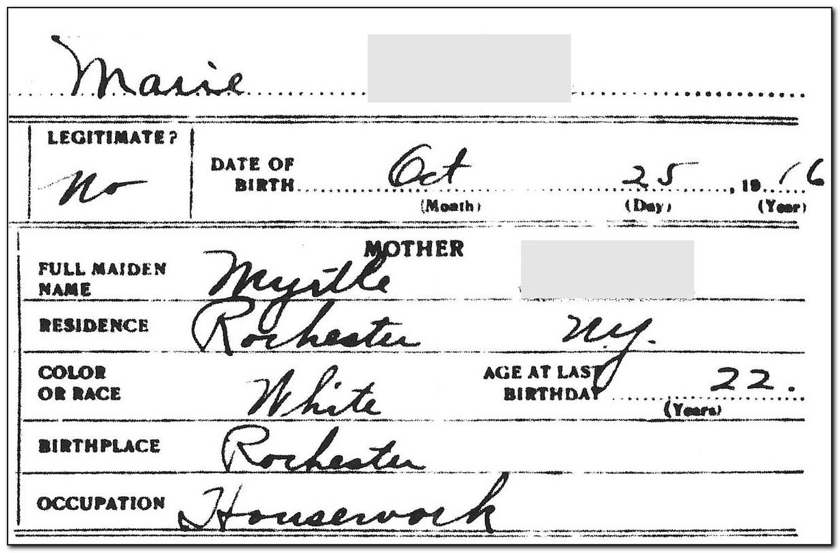Obtaining A Birth Certificate Monroe County Ny