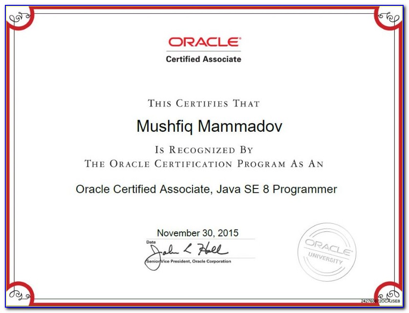 Oca Certification Java 8 Dumps
