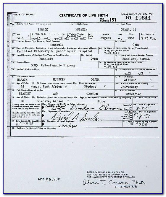 Onondaga County New York Birth Certificate