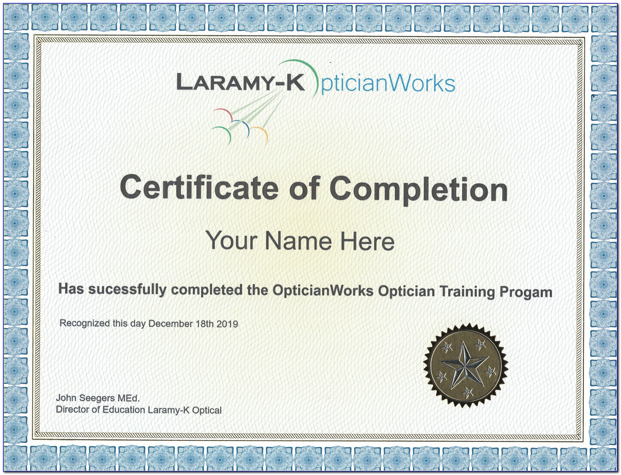 Optician Certification Training Colorado