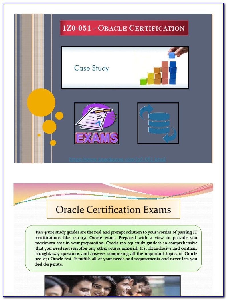 Oracle Certification 1z0 051