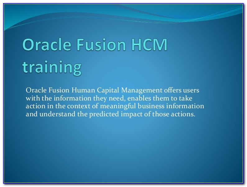 Oracle Fusion Hcm Certification Dumps
