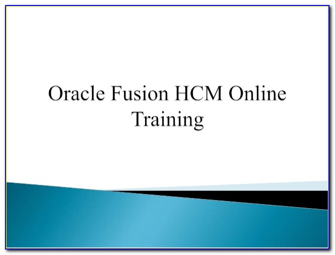 Oracle Fusion Hcm Core Hr Certification