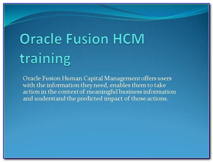 Oracle Fusion Hcm Presales Certification