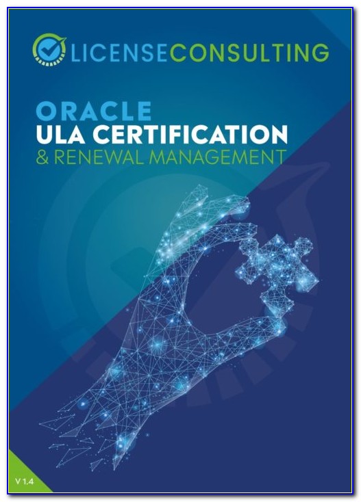 Oracle Ula Certification Cloud