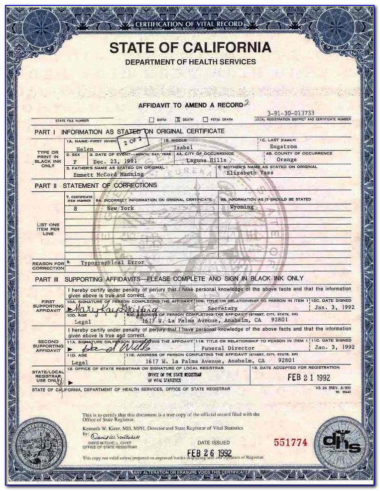 Order Birth Certificate New York City