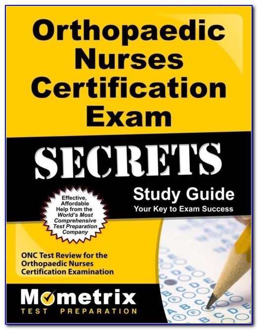 Ortho Nurse Certification Test