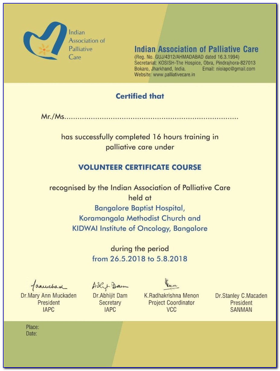 Palliative Care Certification Np