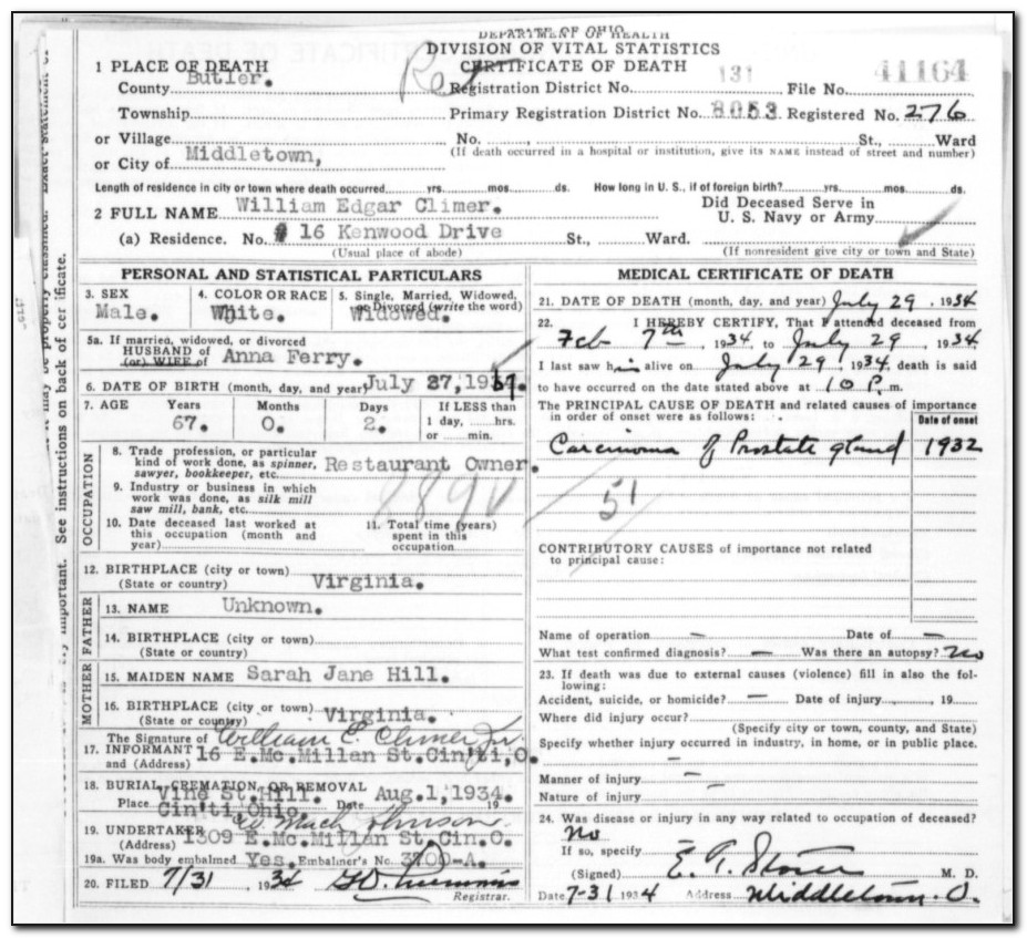 Parker County Birth Records