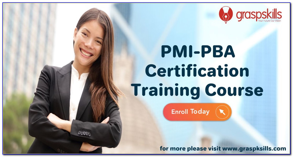 Pmi Pba Certification Online Training
