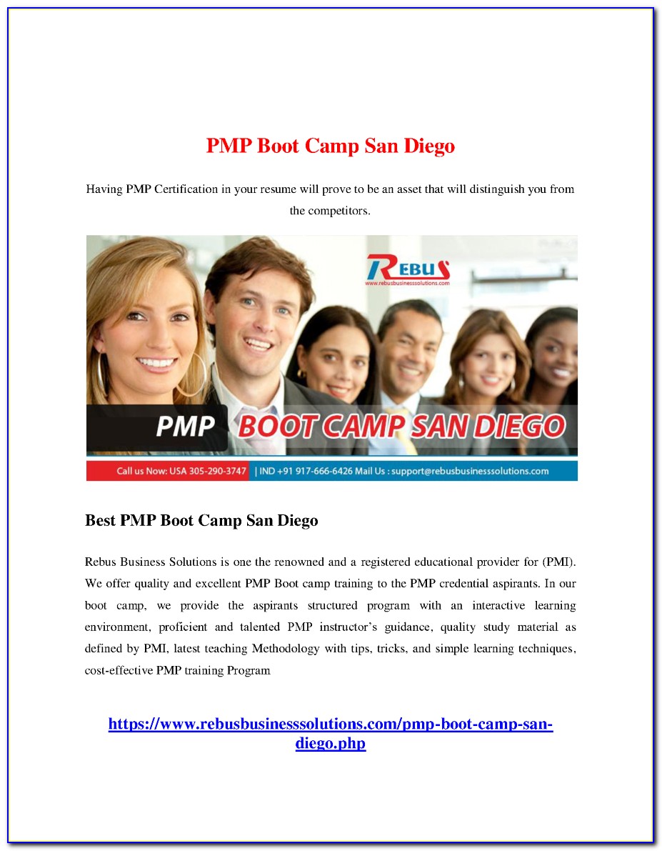 Pmp Certification Boot Camp Dallas