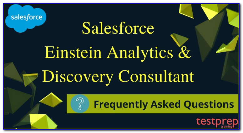 Salesforce Einstein Analytics Certification Dumps Proprofs