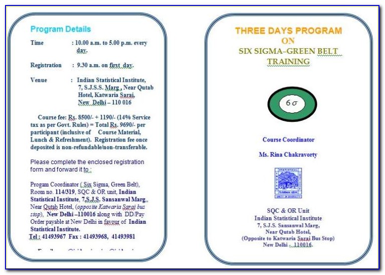 Six Sigma Green Belt Certification Course In Bangalore