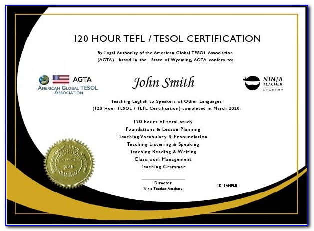 Tesol Certification Online Free