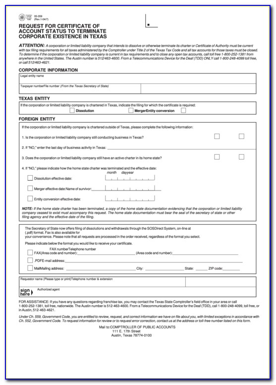 Texas Request Birth Certificate