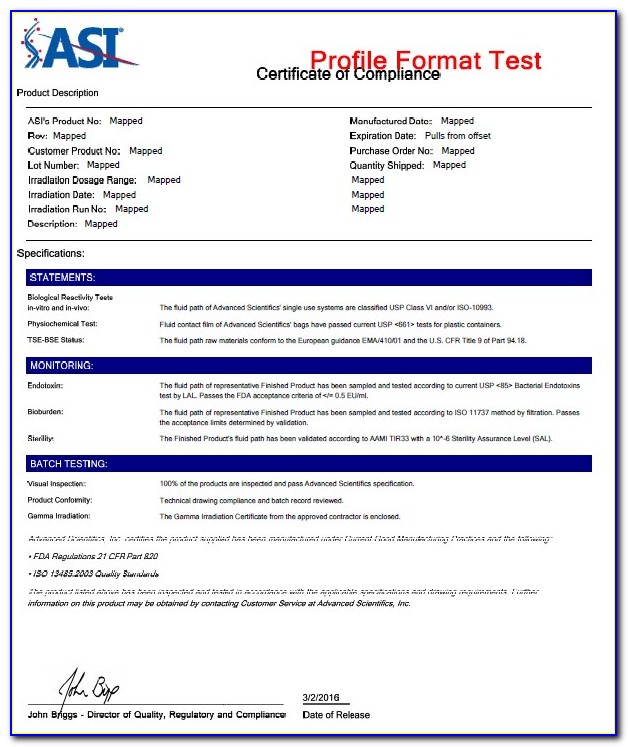 Thermo Fisher Scientific Uk Certificate Of Analysis