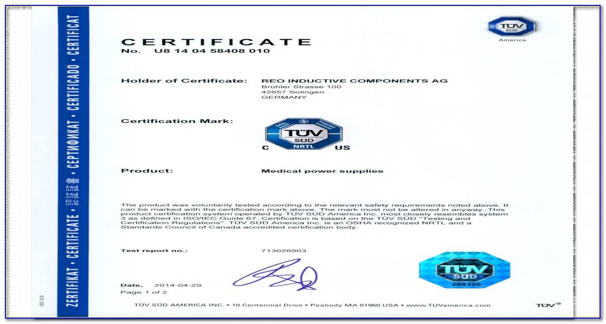 Tuv Sud Online Certification Directory