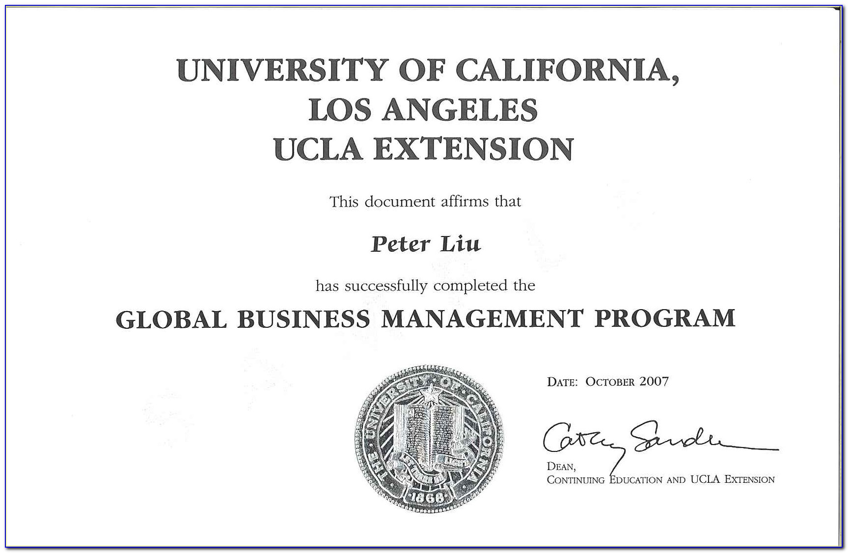 Ucla Extension Finance Certificate