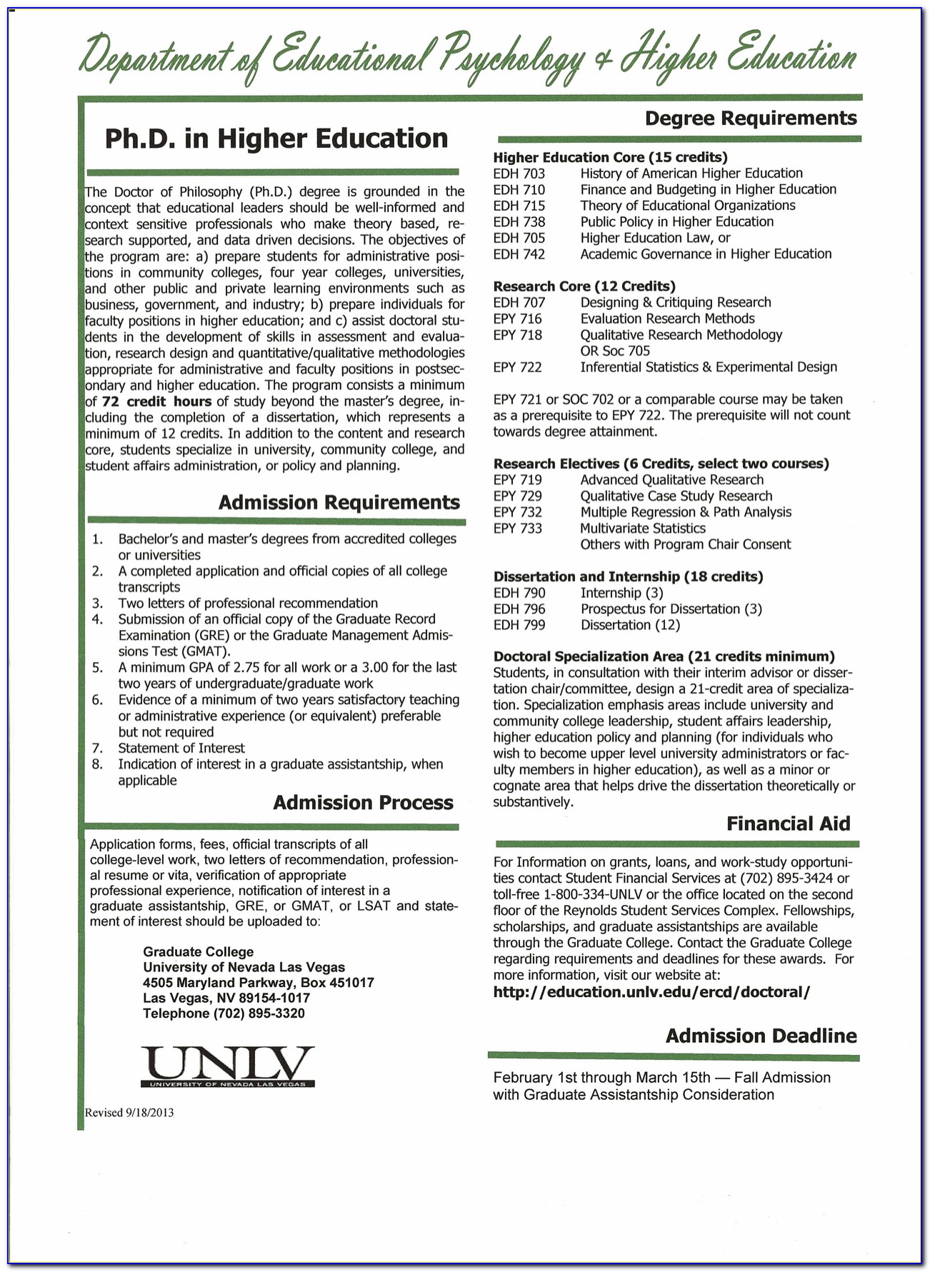 Unlv Certificate Programs Online