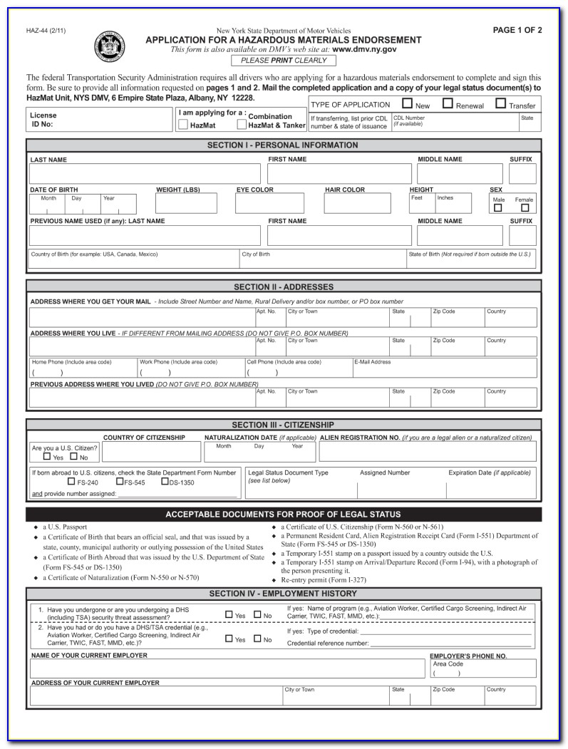 Usdot Medical Examiner's Certificate Form