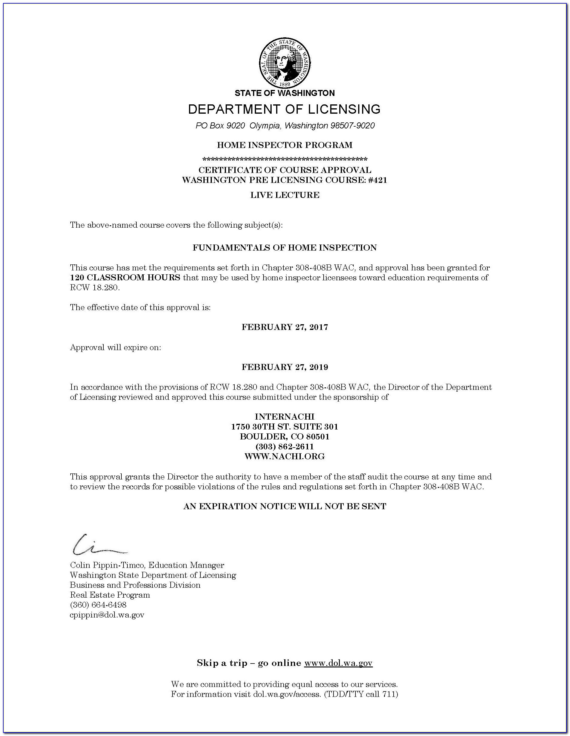 Utah Home Inspector Certification Requirements