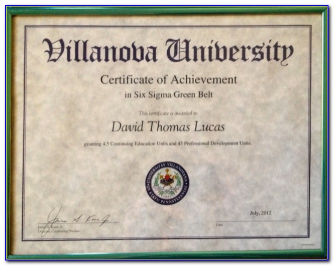 Villanova Online Pmp Certification