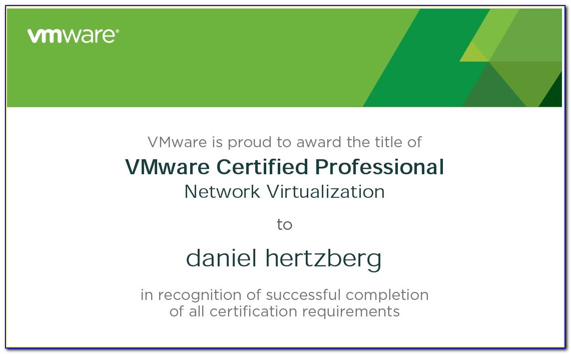 Vmware Nsx Certification Exam Code