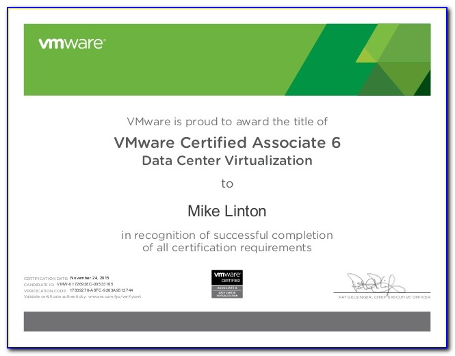 Vmware Vca Certification Free