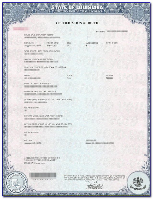 What Does An Apostille Birth Certificate Look Like