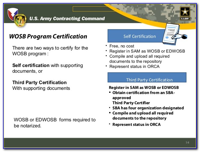 Wosb Certification Process