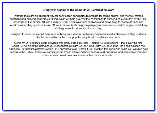 A Vendor Certification Quizlet