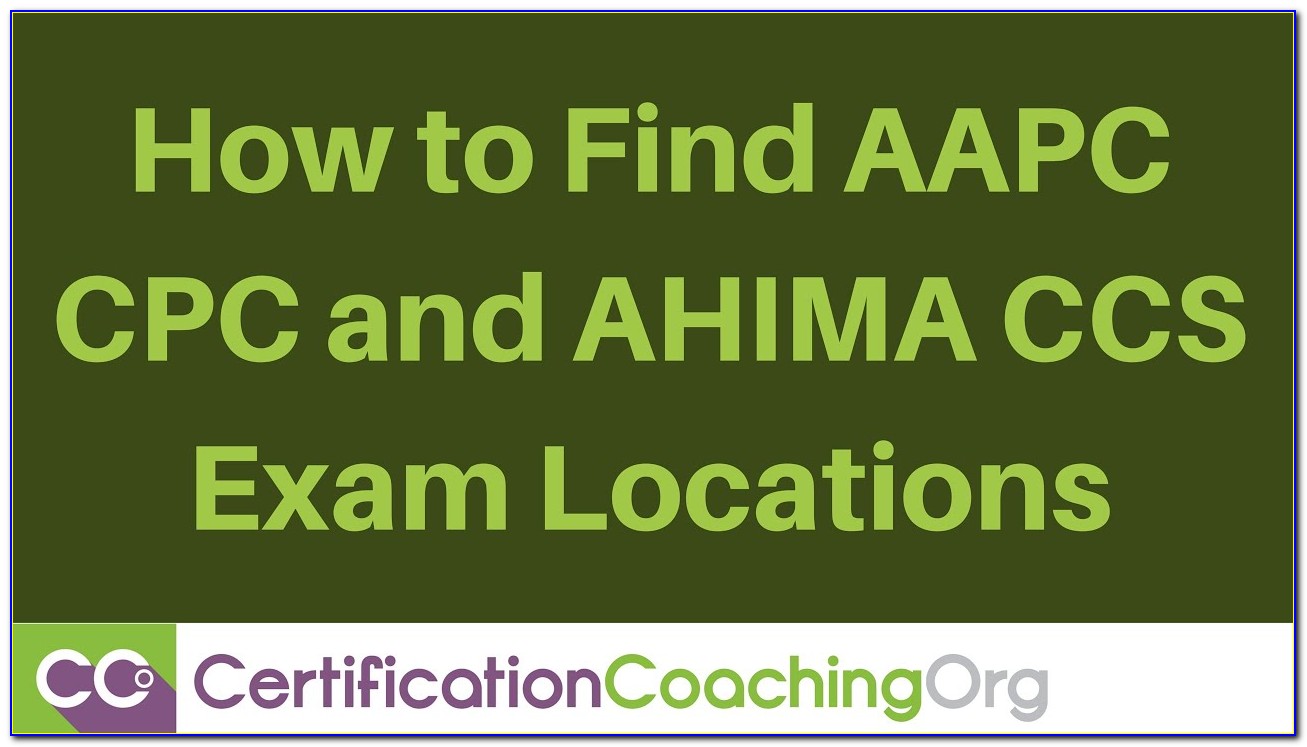 Ahima's Certified Coding Associate Exam