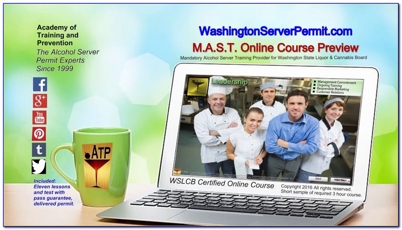 Alcohol Server Certification Washington