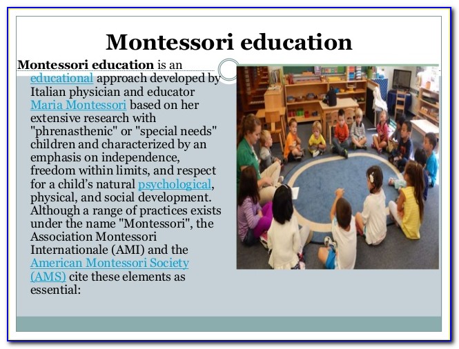 Ams Montessori Training Sunnyvale