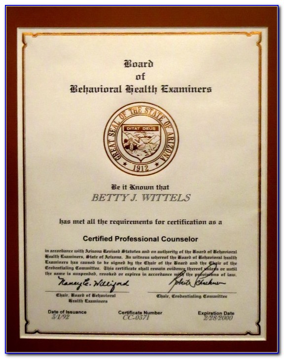Arizona Department Of Education School Psychologist Certificate