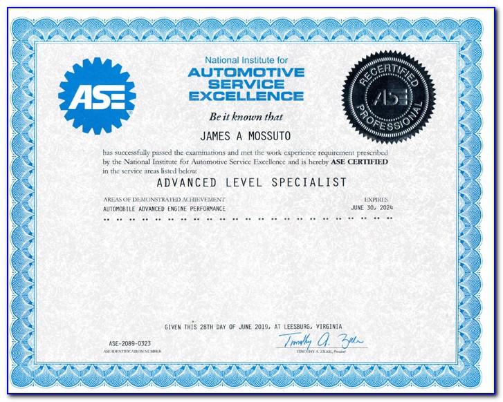 Ase Certification Book