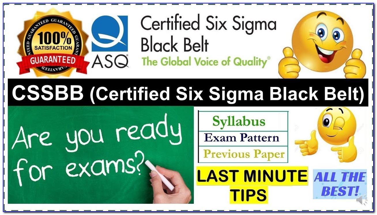 Asq Lean Six Sigma Green Belt Certification Online
