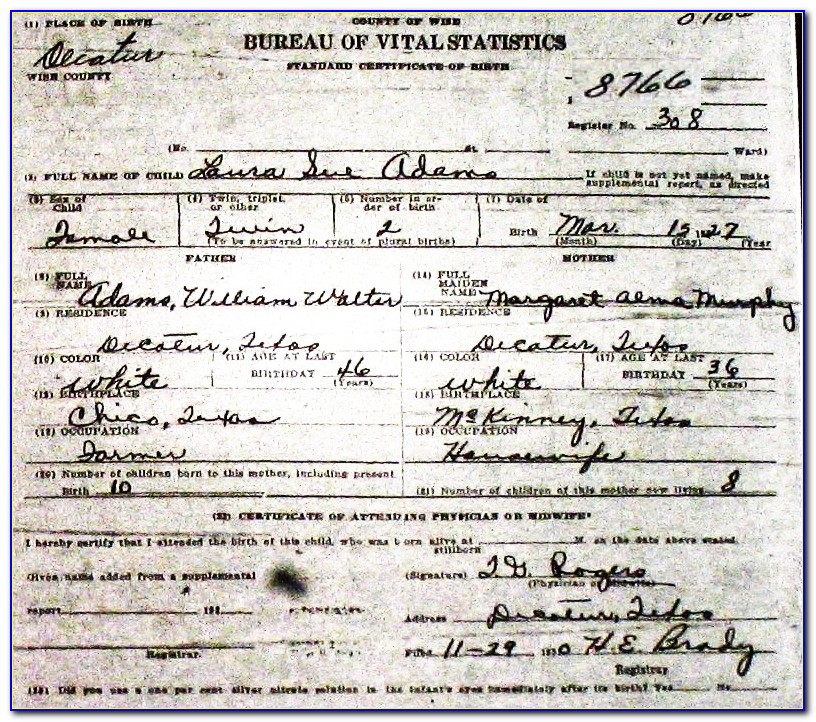 Benton County Birth Certificate Oregon