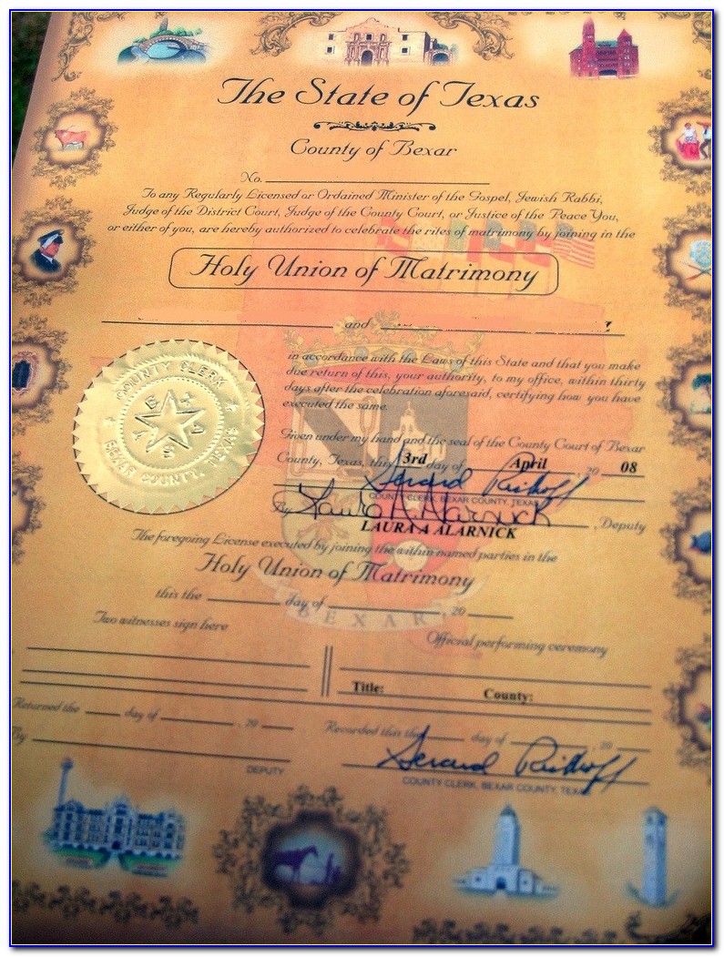 Bexar County Clerk Birth Certificate
